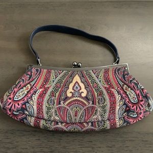 Talbots paisley print pocket book